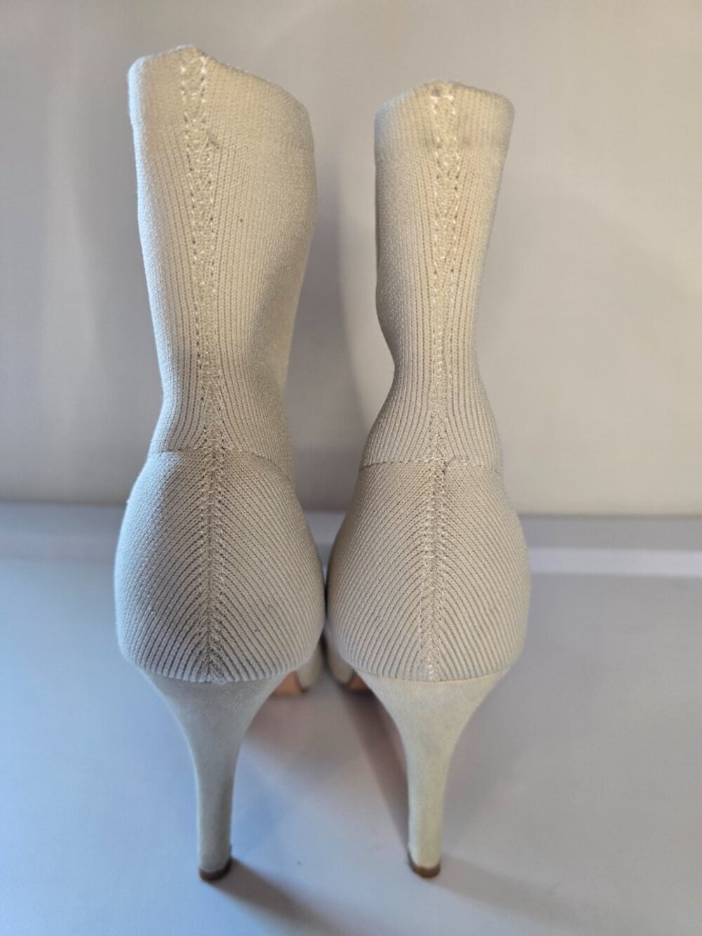 Cushionaire Gipsee Knit Dress Bootie - Bone - Picture 6 of 7